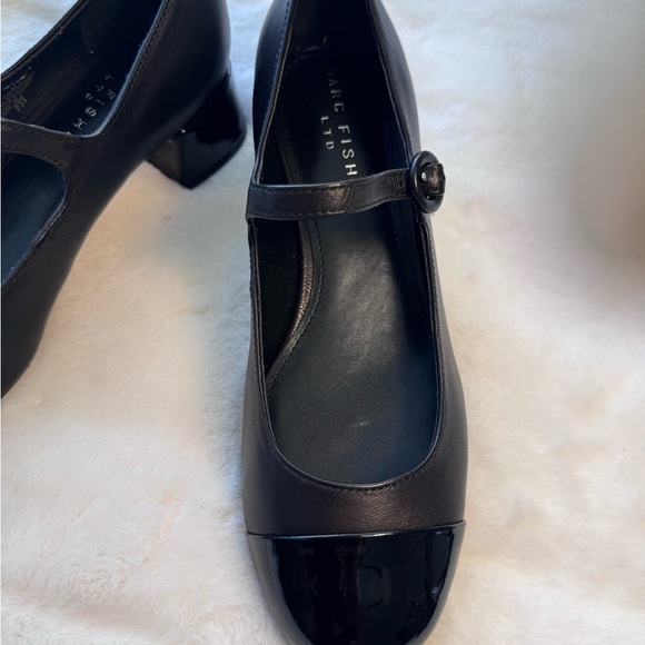 Marc Fisher LTD Black Marla Cap Mary Jane Shoes Size 7.5 - Picture 5 of 6